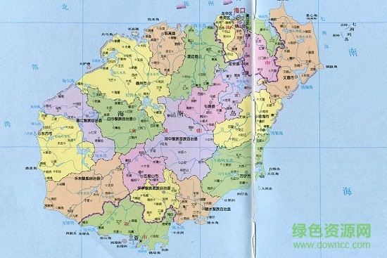 海南省地圖高清版可放大  0