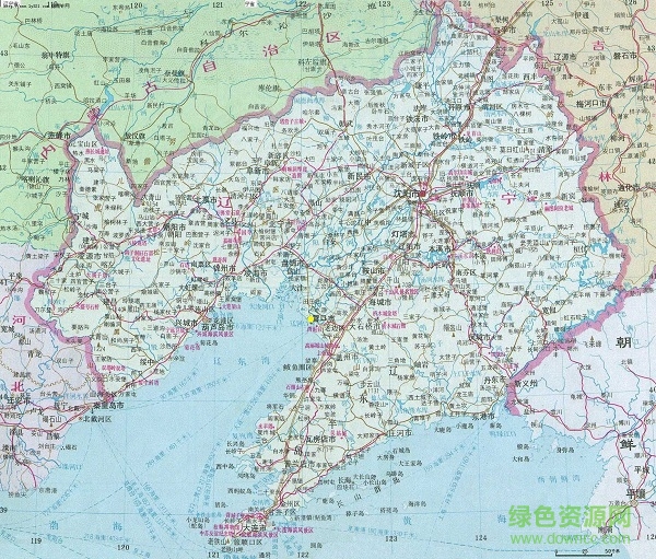 遼寧地圖全圖高清版大圖放大圖片