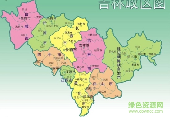 吉林省地圖高清全圖可放大  0