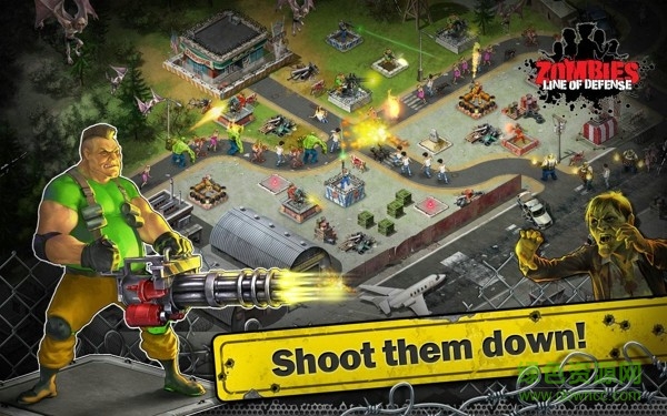 喪尸最后防線中文版(Zombies: Line of Defense) v1.4 安卓版 2