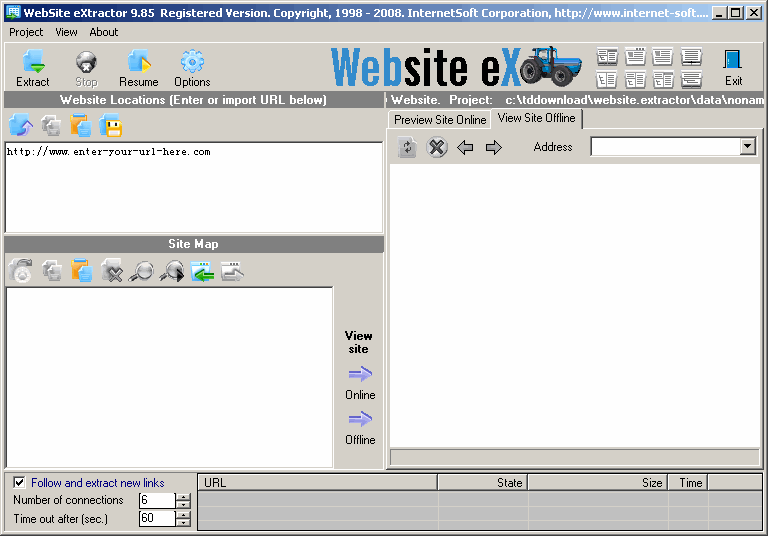 website extractor下載