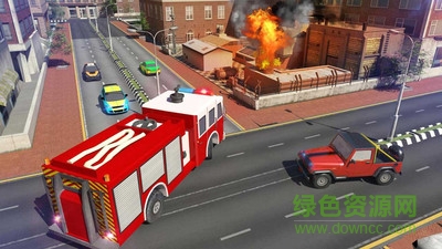消防卡車模擬器游戲