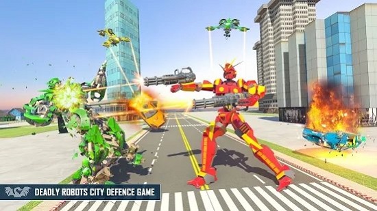 龍機(jī)器人汽車(chē)改造手機(jī)版(Dragon Car Robot) v0.1 安卓版 1