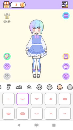 粉彩女孩換裝模擬器 v1.1.1 安卓版 0