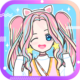 女孩化妝換裝