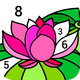 數(shù)字繪畫彩色星球游戲