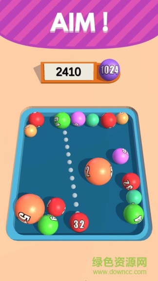 2048臺(tái)球合成 v0.3.5 安卓版 0