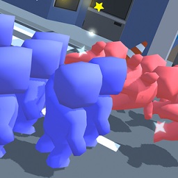 人群沖突3d