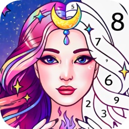 夢幻童話填色