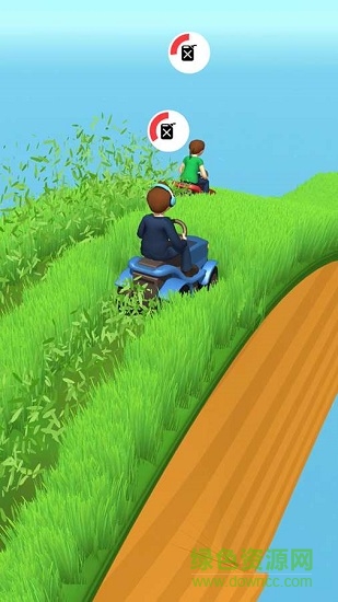 競速割草機(jī)游戲(Lawnmower Race) v0.1 安卓版 1