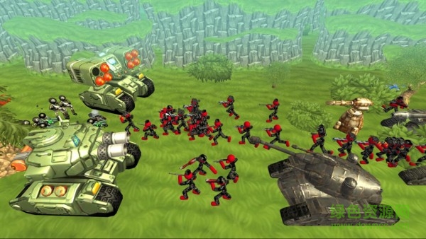 火柴人坦克戰(zhàn)斗模擬器手游(Stickman Tank Battle Simulator) v1.02 安卓版 0