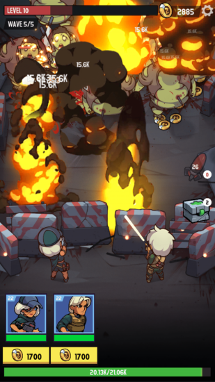 僵尸浪潮游戲 v0.0.1 安卓版 1