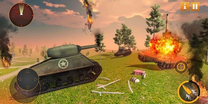 陸軍坦克大戰(zhàn)戰(zhàn)爭模擬器手機版 v1.0 安卓版 0