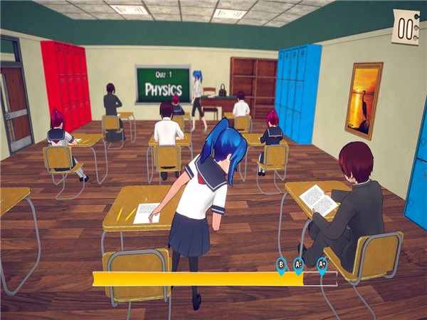 動漫高學(xué)校女孩生活3D中文版 v1.0 安卓版 1