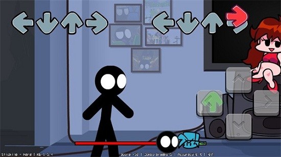 黑色星期五之夜火柴人小黑漢化版(Stickman Vs Friday Night Funkin) v0.2.7.1 安卓版 3