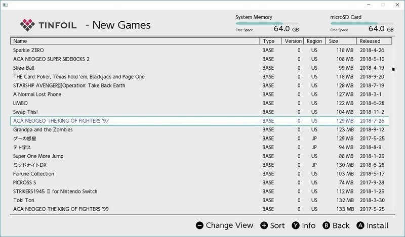 tinfoil最新版 v13.0 中文版 0