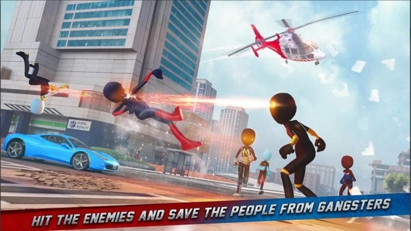 冰蜘蛛火柴繩英雄大佬中文版 v1.6 安卓版 1