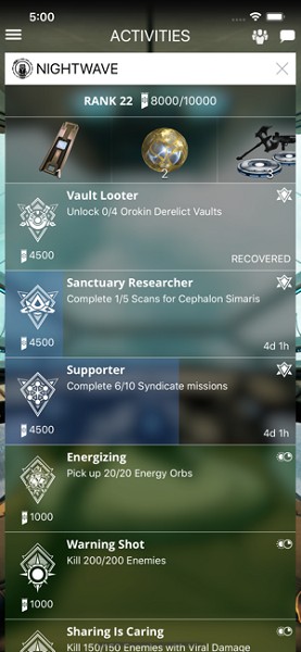 warframe ios軟件