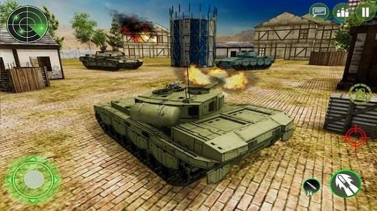 坦克爆炸軍