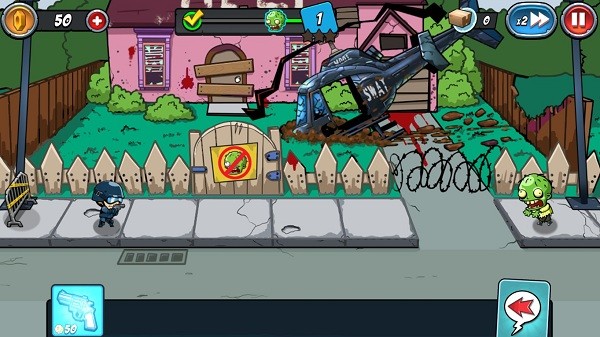 警察大戰(zhàn)僵尸2手機版(警察和僵尸2) v1.2.8 安卓版 2