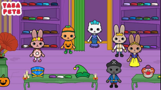 亞薩寵物萬圣節(jié)手游(Yasa Pets Halloween) v1.0 安卓版 0