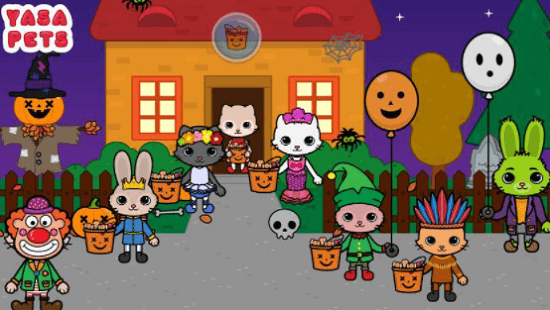 亞薩寵物萬圣節(jié)手游(Yasa Pets Halloween) v1.0 安卓版 3