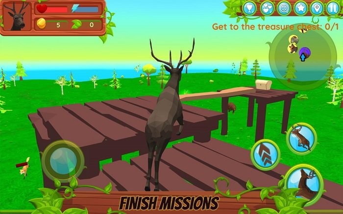 鹿模擬器動(dòng)物家族手游(Deer Simulator - Animal Family) v1.162 安卓版 3