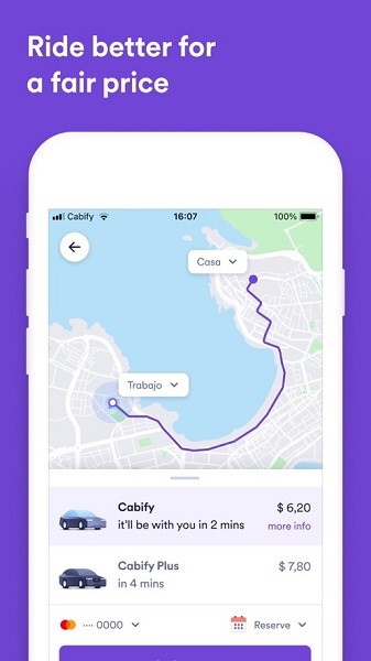 西班牙打車平臺cabify v8.8.1 安卓版 0