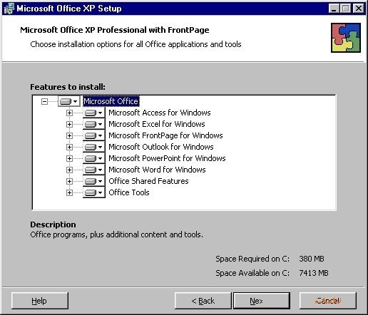 office xp中文版 電腦版 0