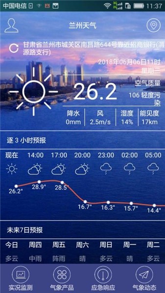 蘭州天氣app