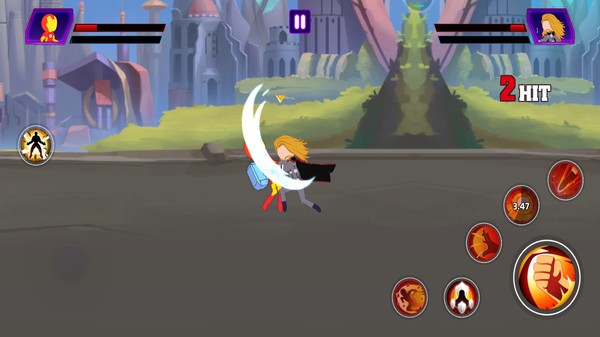 火柴人龍影戰(zhàn)士無限鉆石無限金幣版 v2.4 安卓版 1