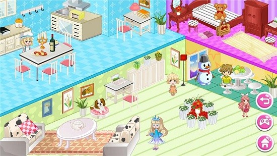 設計冰雪公主娃娃屋小游戲 v1.0.7 安卓版 2