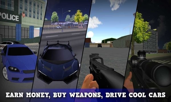 警察和強(qiáng)盜模擬器無限金幣版 v1.072 安卓手機(jī)版 1
