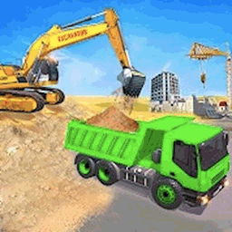 模擬挖掘機(jī)建造大樓游戲