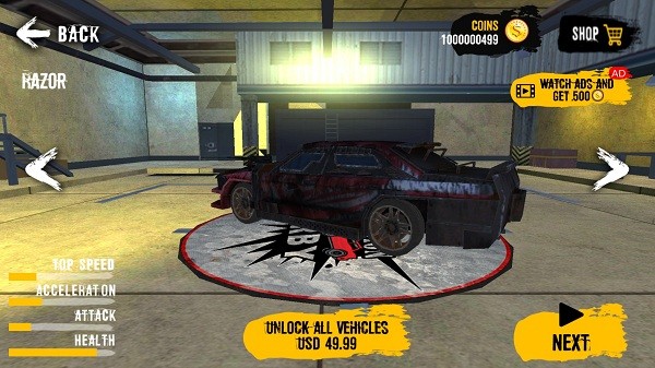 毀滅汽車(chē)模擬器無(wú)敵版(Demolition Derby)1