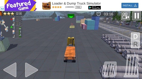 叉車(chē)模擬駕駛游戲單機(jī)(Truck Crane SIM Cargo Ship) v1.4 安卓版 1