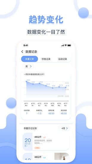 每日體重記錄器軟件1