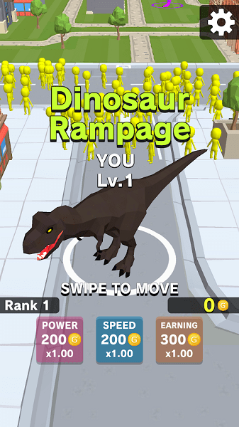 恐龍橫行無限金幣版(Dinosaur Rampage) v4.3.0 安卓版 1