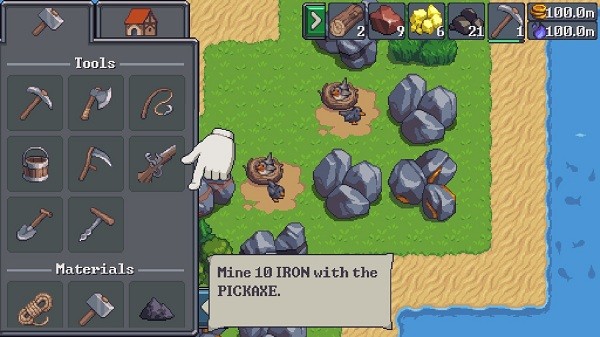 模擬生存無限挖礦中文版(Tap Craft)2