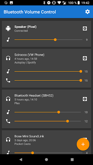 藍(lán)牙音量控制app(Bluetooth Volume Manager) v2.50 安卓版 0