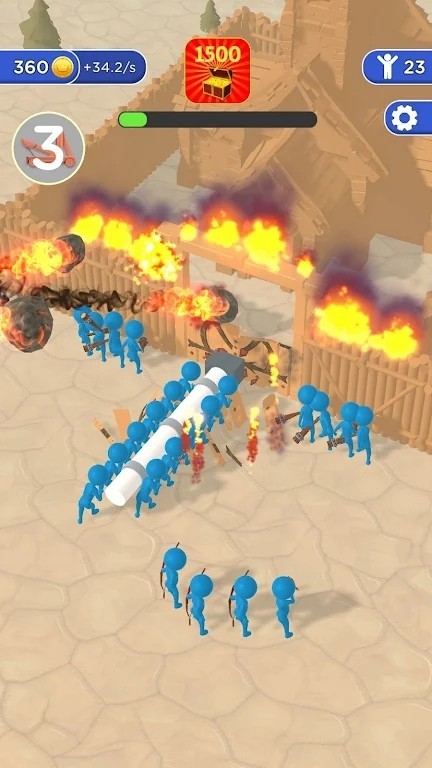 Idle Battering Ram Castle Siege v0.01.33 安卓版 0
