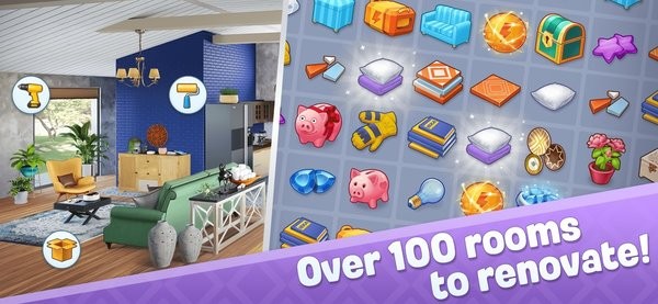 合并設(shè)計(jì)房屋裝修無(wú)限金幣版 v1.9.1 安卓版 2
