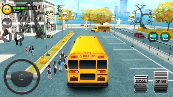 瘋狂校車?yán)纤緳C(jī)手游1