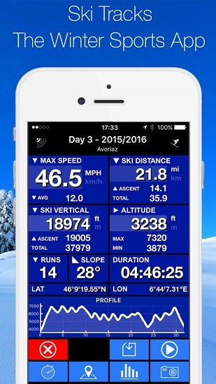 Ski Tracks安裝包(滑雪記錄) v1.4 手機(jī)版 0