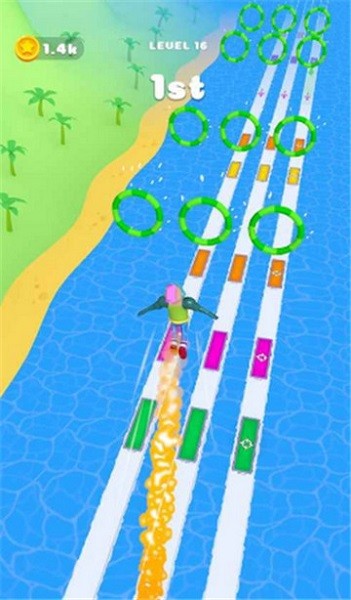 蹦床賽跑手游(jumping estafette) v1.0.0 安卓版 0