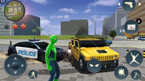 綠色繩索蜘蛛俠游戲免費(fèi) v1.9 安卓版 2