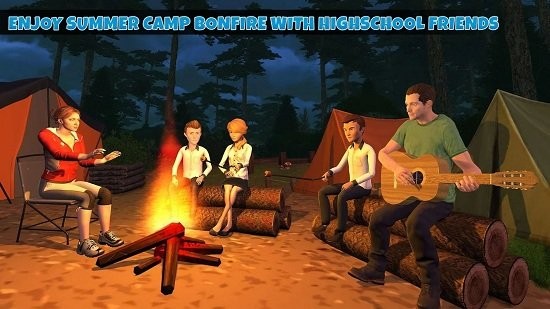 高中夏令營(yíng)模擬器手游(High School Summer Vacation Fun) v1.0.5 安卓版 0