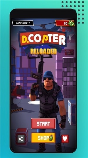 硬漢直升機(Die Hard Copter) v1.1 安卓版 1