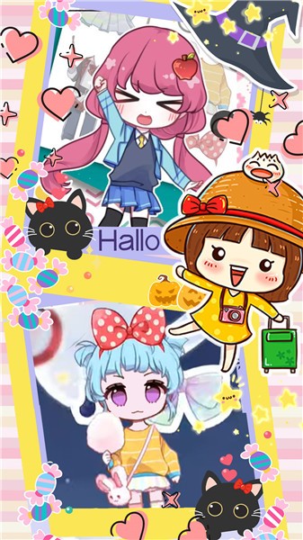 裝扮校園少女