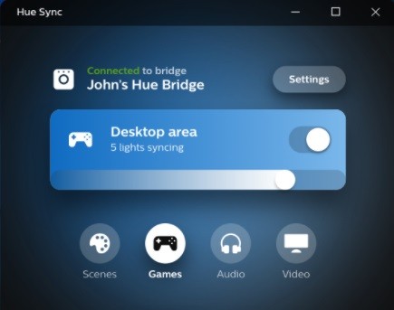 hue sync電腦軟件